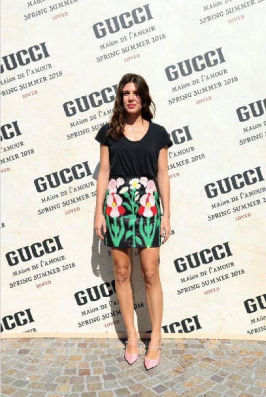 Charlotte Casiraghi all'evento di Gucci