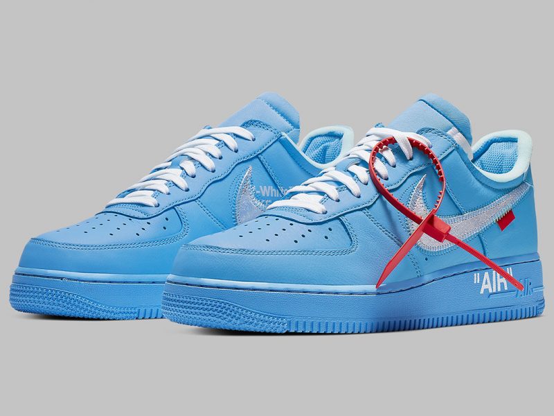 OFF WHITE NIKE AIR FORCE 1 MCA BLUE • MVC Magazine