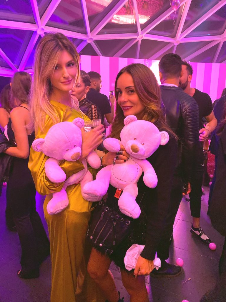 Maria Vittoria Cusumano, Ezia Baronio, evento philipp Plein