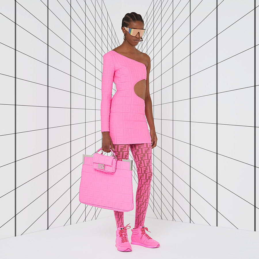 Fendi X Nicki Minaj 2019 Lycra Baguette - Pink Shoulder Bags, Handbags -  FEN178812