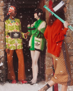 foto della campaign Gucci apres ski
