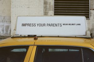 Helmut Lang taxi campaign