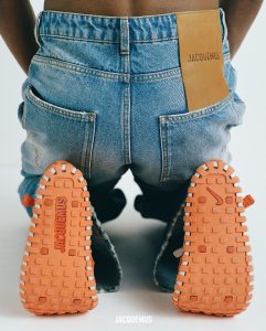 sneaker jacquemus x nike orange