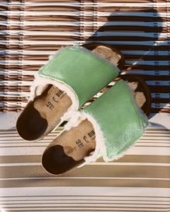 Solana sandals green